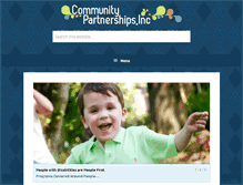 Tablet Screenshot of communitypartnerships.org